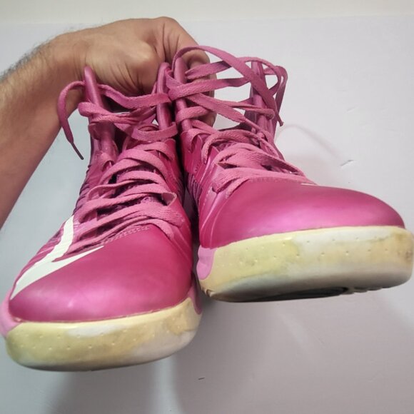 Nike Lunar Hyperdunk Kay Yow Think Pink (2012) Size 8.5 - Picture 5 of 9